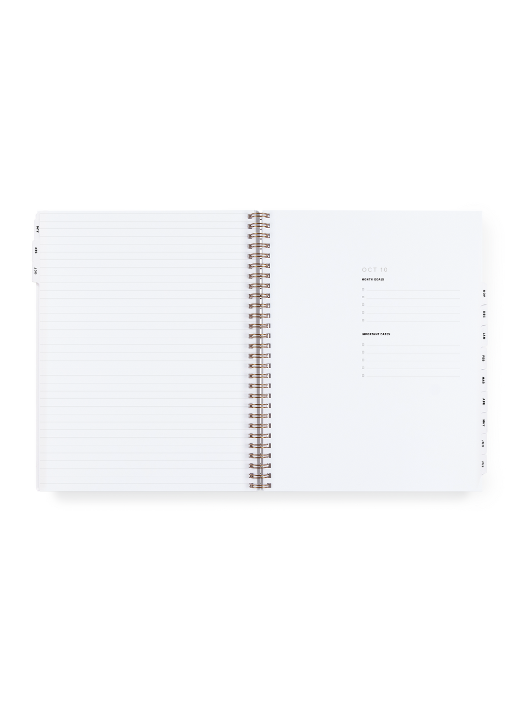 26-27 Year Task Planner month goals