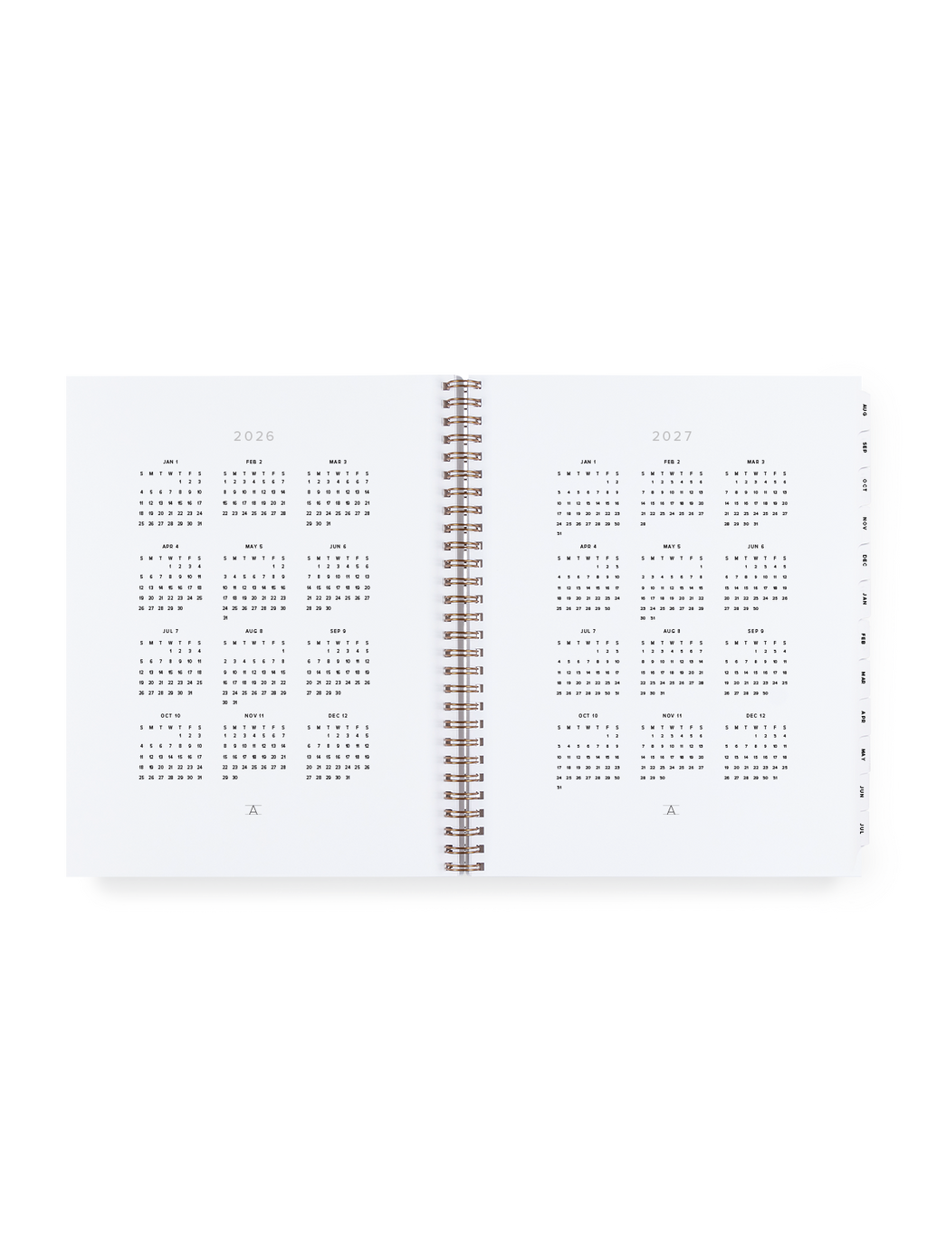 26-27 Year Task Planner year view