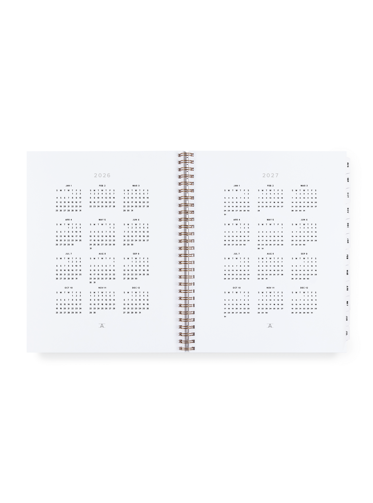 26-27 Year Task Planner year view