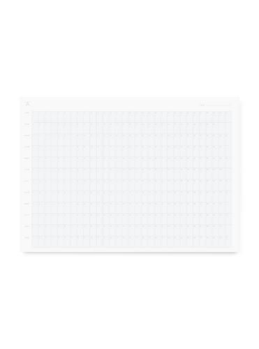 Appointed Undated Annual Planning Calendar || Chambray Blue