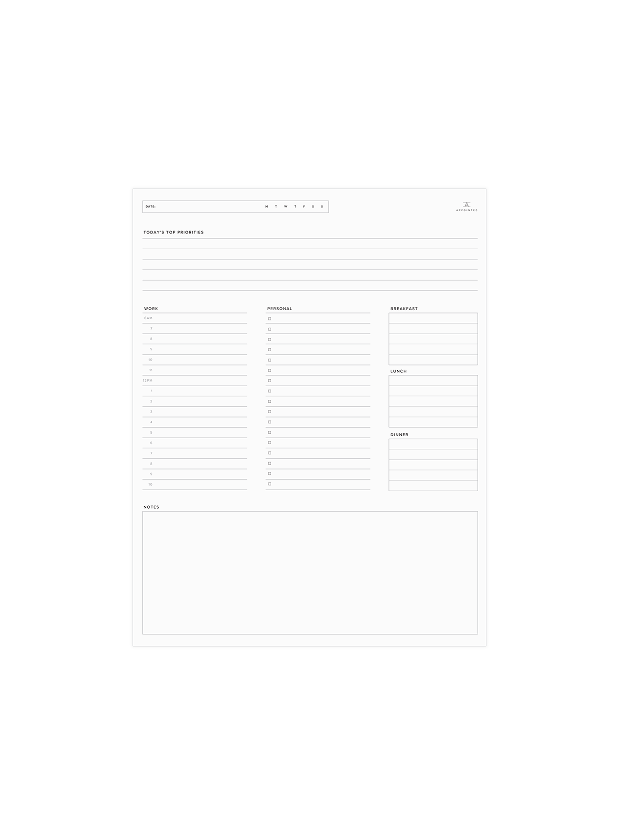Daily Planning