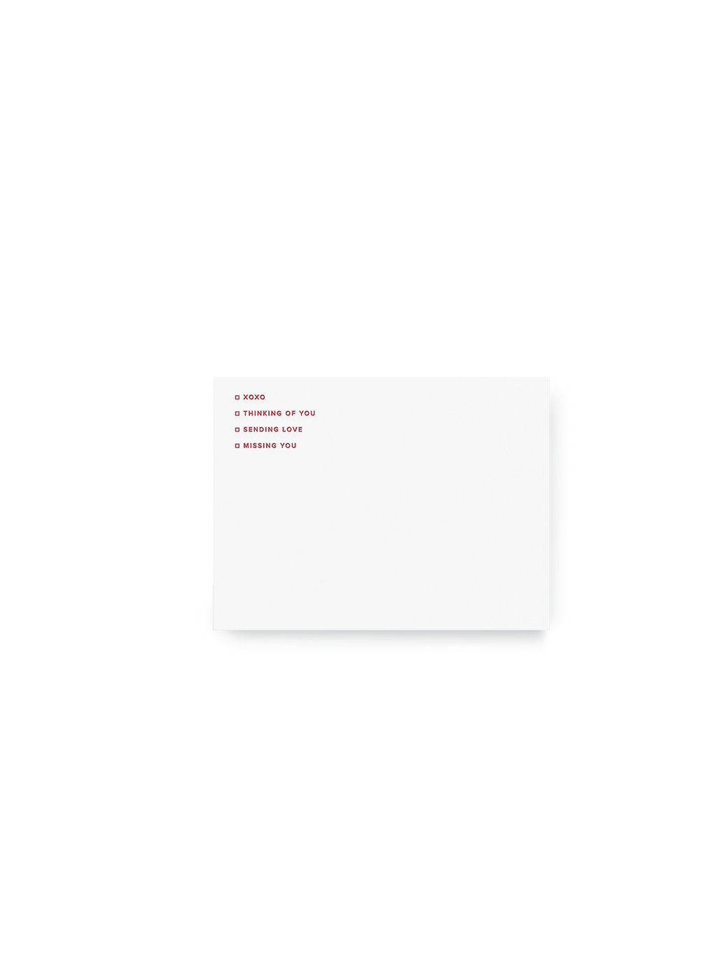 Heartfelt Notecard