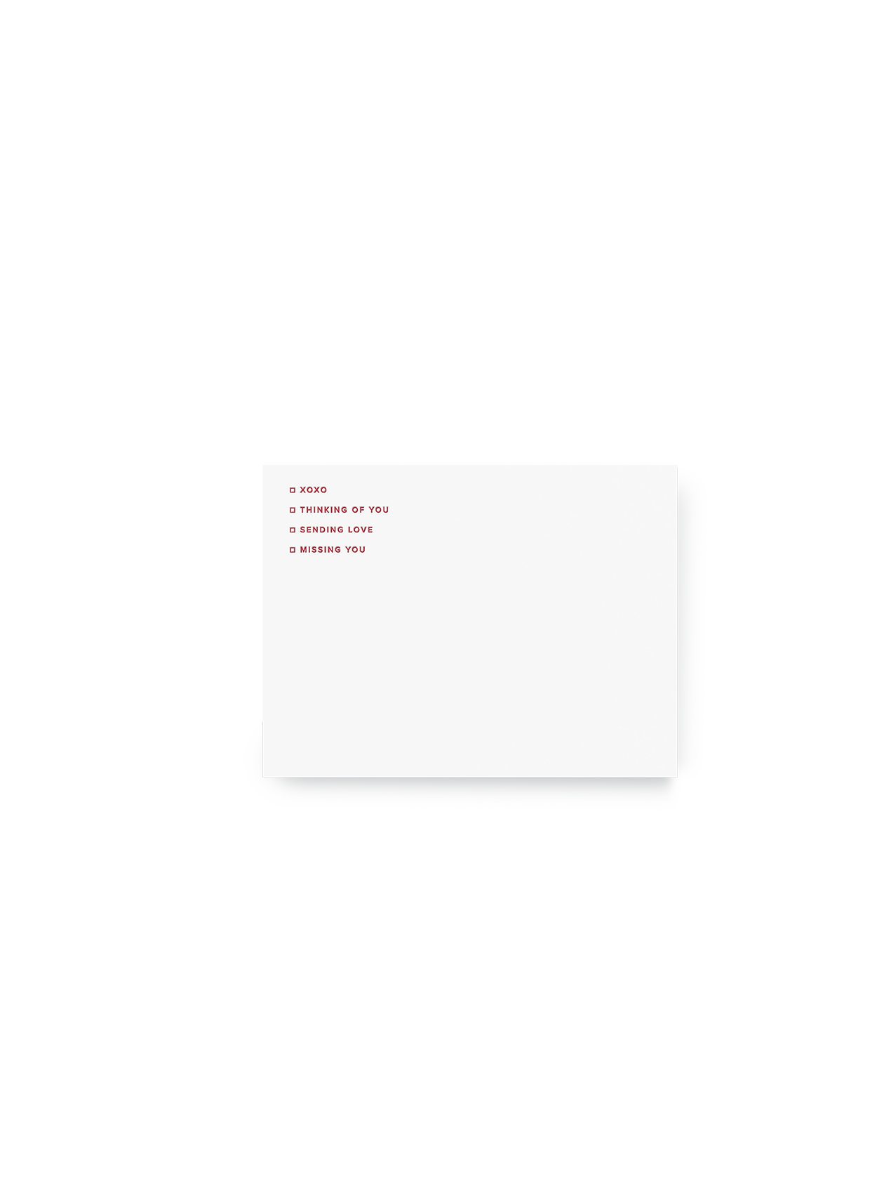Heartfelt Notecard