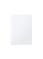 The appo-inted.livempact Binder Lined Inserts, front view. || Lined