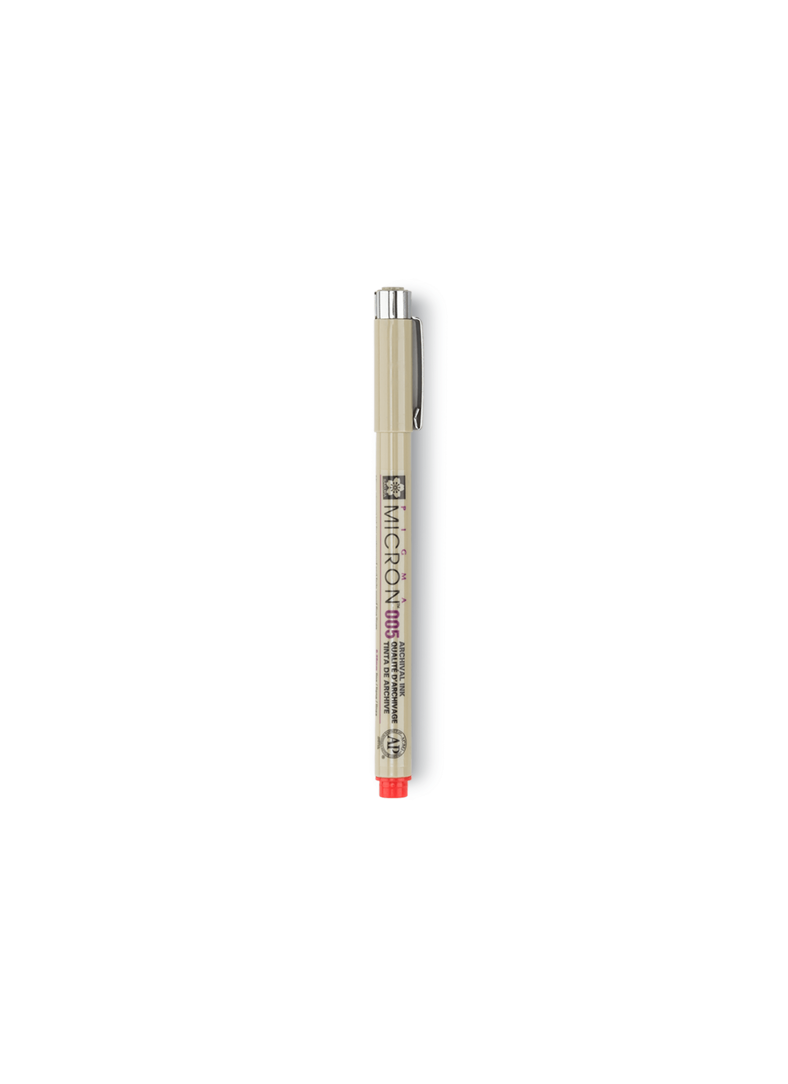 Micron Pen in Red || Red
