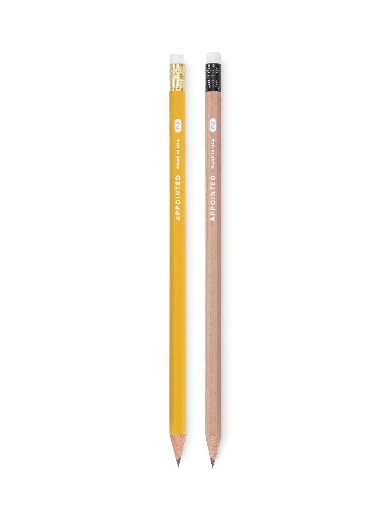 Appointed No. 2 Pencils with Erasers